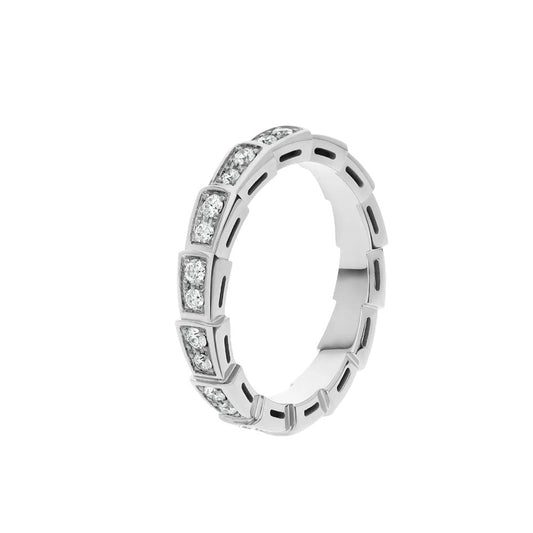 [Vicky]SERPENTI RING SILVER DIAMOND PAVED 3MM