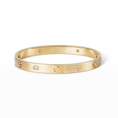 [Vicky]LOVE BRACELET 6.1MM 4 DIAMONDS