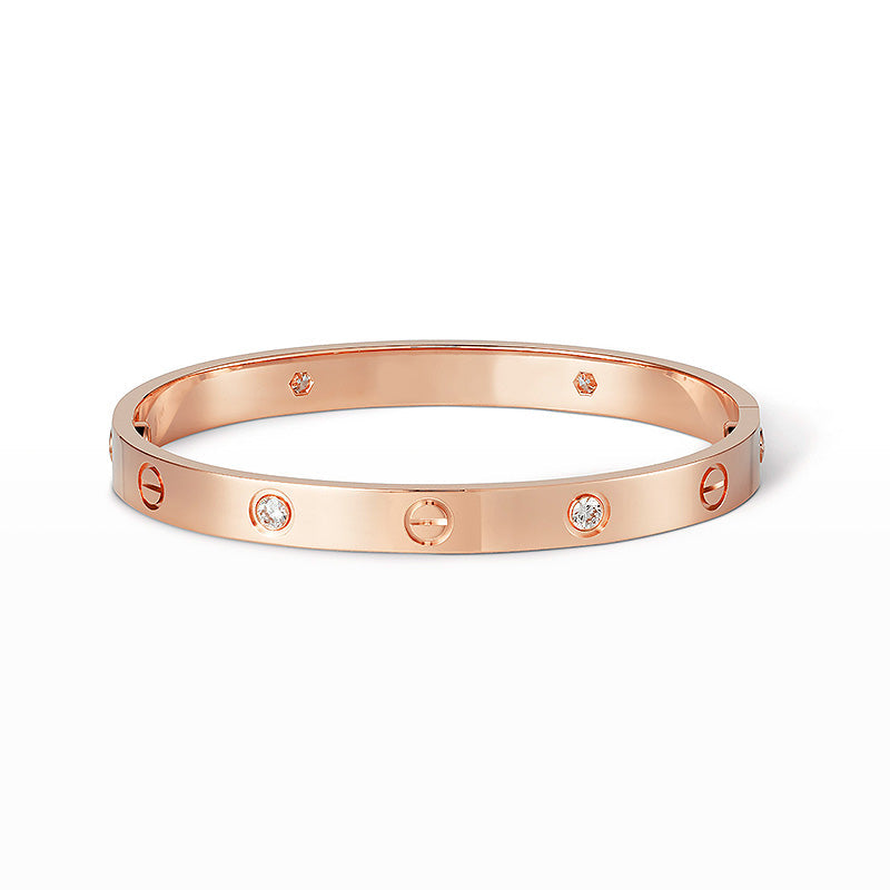 [Vicky]LOVE BRACELET 6.1MM 4 DIAMONDS