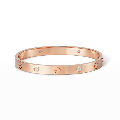 [Vicky]LOVE BRACELET 6.1MM 4 DIAMONDS