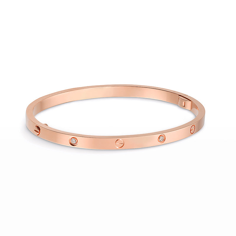 [Vicky]LOVE BRACELET 3.65MM 6 DIAMONDS