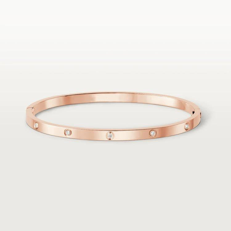 [Vicky]LOVE BRACELET 3.65MM 10 DIAMONDS