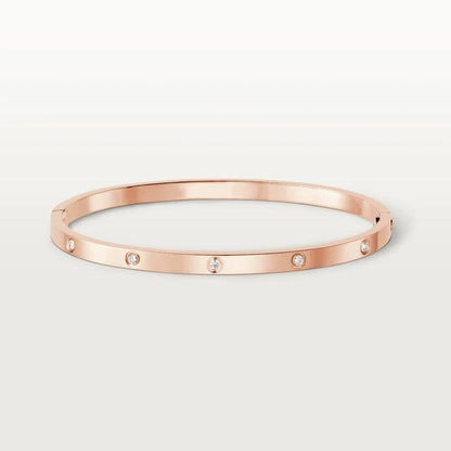 [Vicky]LOVE BRACELET 3.65MM 10 DIAMONDS