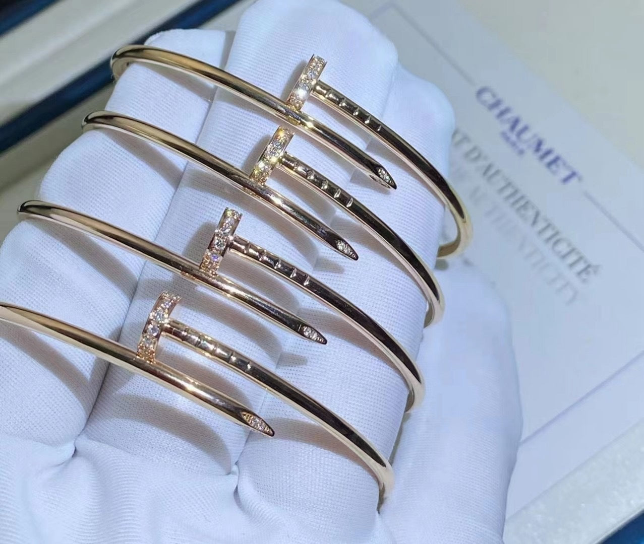 [Vicky]JUSTE BRACELET 2.5MM DIAMONDS
