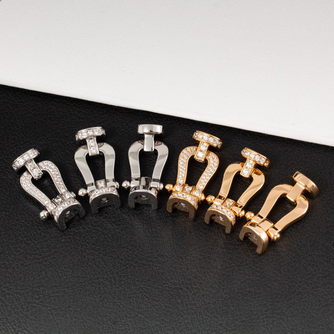 [Vicky]FORCE LARGE HORSESHOE NO DIAMOND BRACELET SILVER