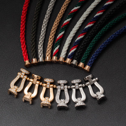[Vicky]FORCE LARGE HORSESHOE NO DIAMOND BRACELET SILVER