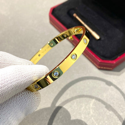 [Vicky]LOVE BRACELET 6.1MM 10 DIAMONDS