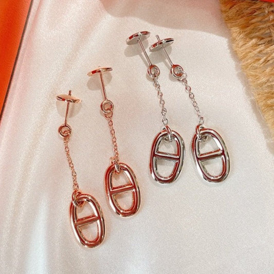 [Vicky]CHAINE TASSEL EARRINGS
