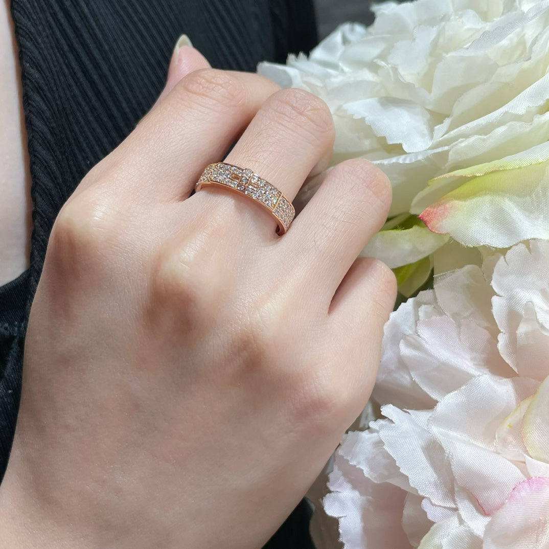 [Vicky]KELLY PINK GOLD DIAMOND RING