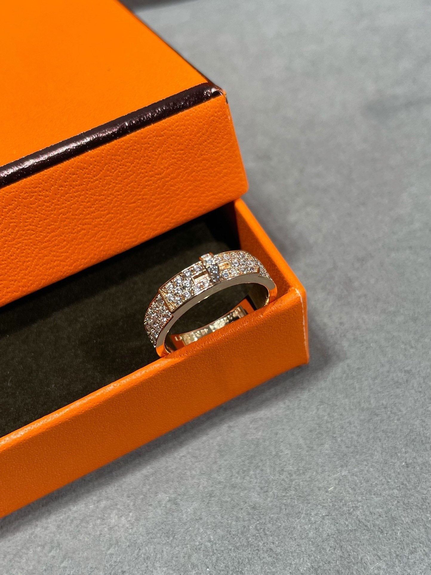 [Vicky]KELLY PINK GOLD DIAMOND RING