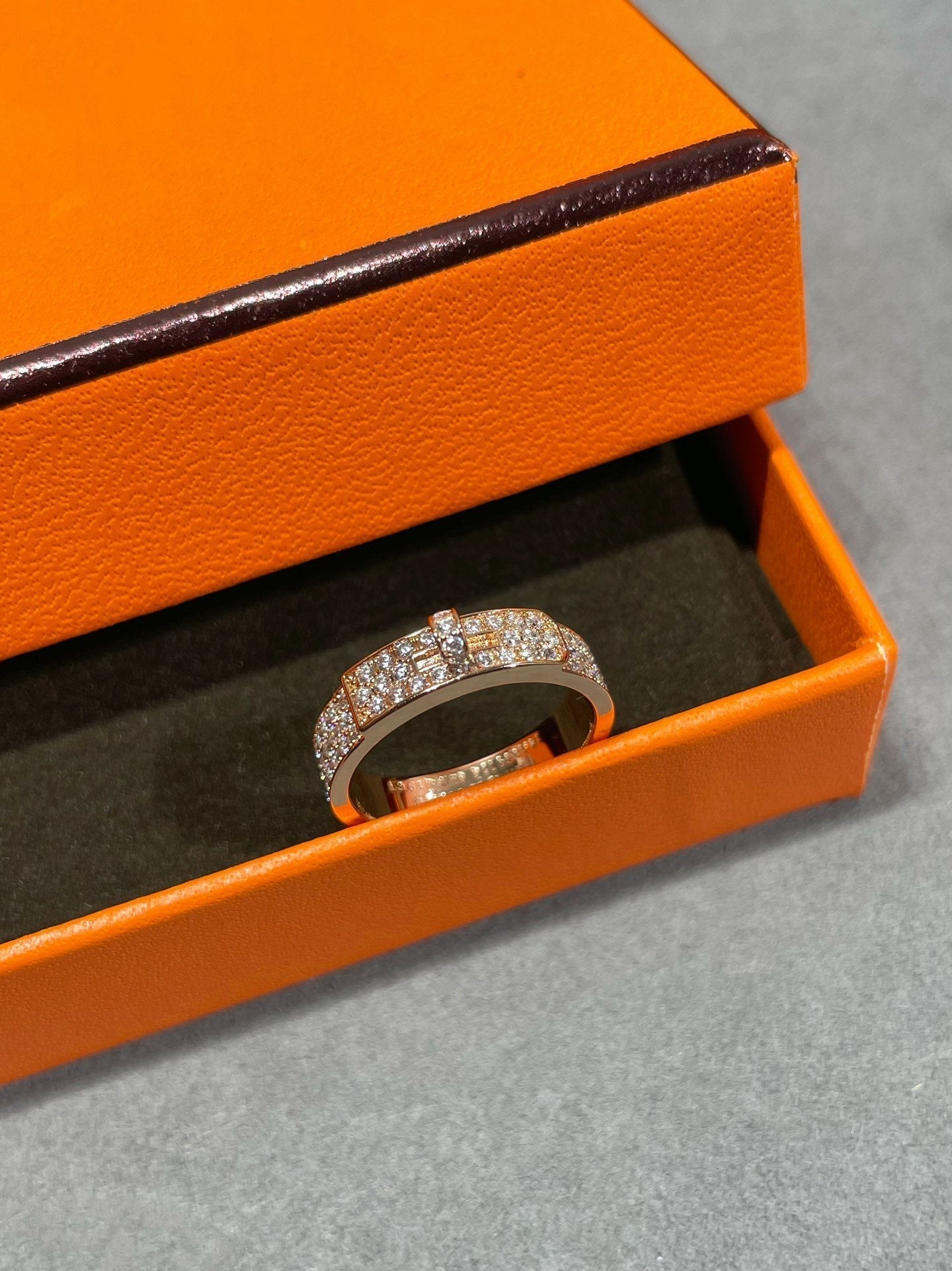 [Vicky]KELLY PINK GOLD DIAMOND RING