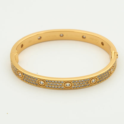 [Vicky]LOVE BRACELET 6.1MM DIAMOND-PAVED 10 BIG DIAMONDS