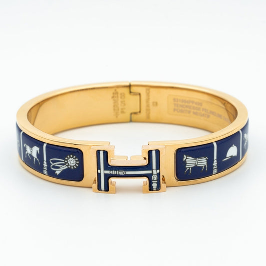 [Vicky]H BRACELET BLUE CERAMIC