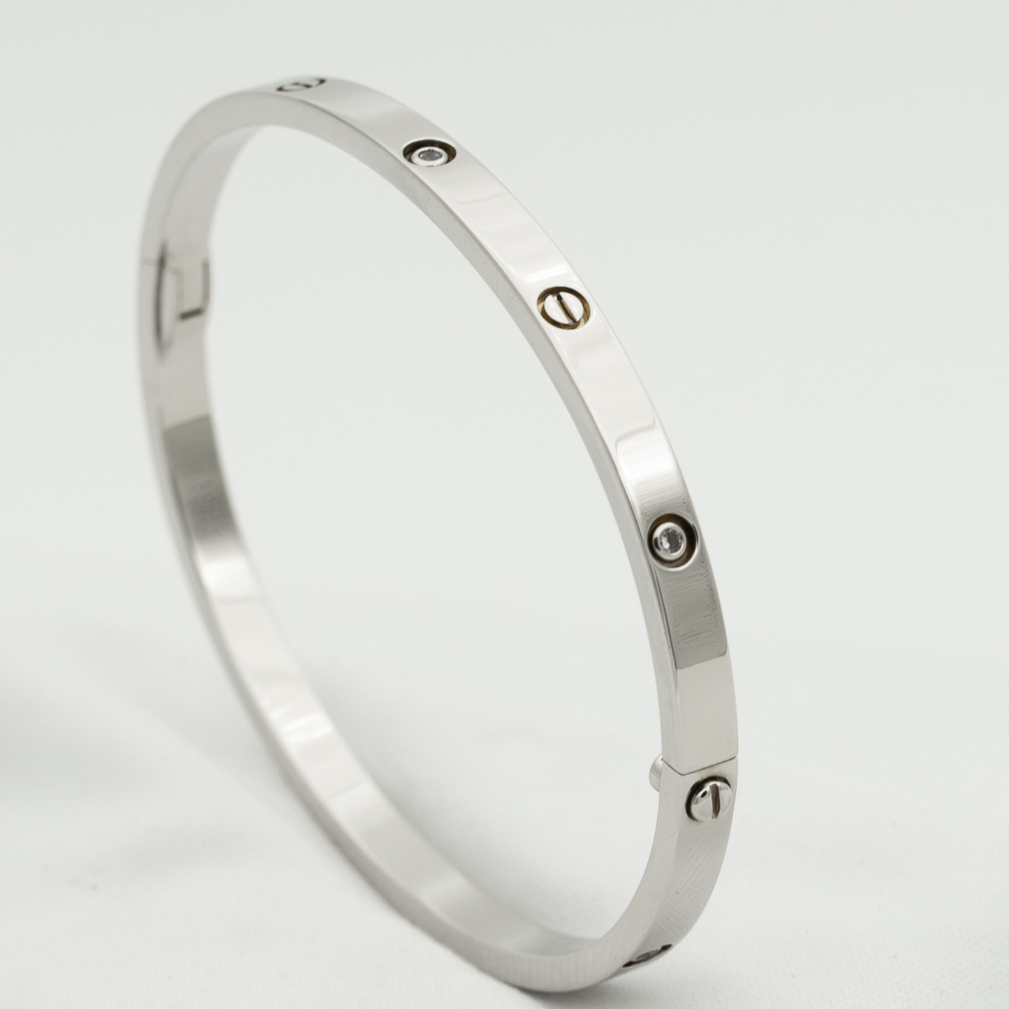 [Vicky]LOVE BRACELET 3.65MM 6 DIAMONDS