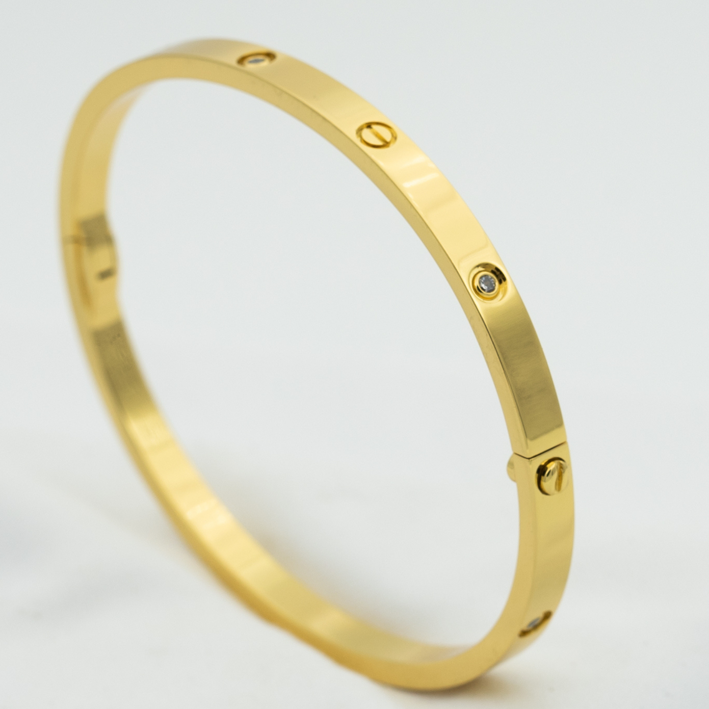 [Vicky]LOVE BRACELET 3.65MM 6 DIAMONDS
