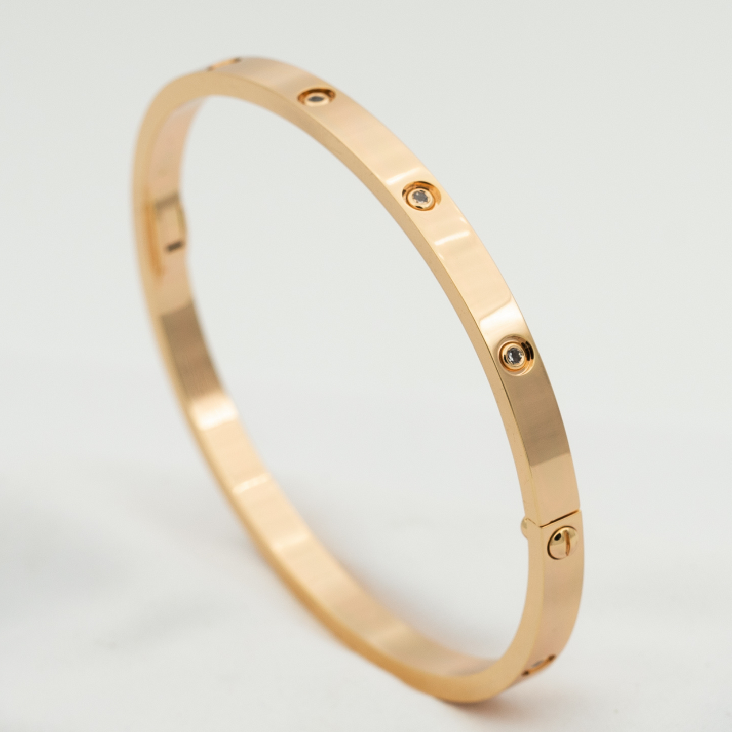 [Vicky]LOVE BRACELET 3.65MM 10 DIAMONDS