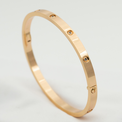 [Vicky]LOVE BRACELET 3.65MM 10 DIAMONDS