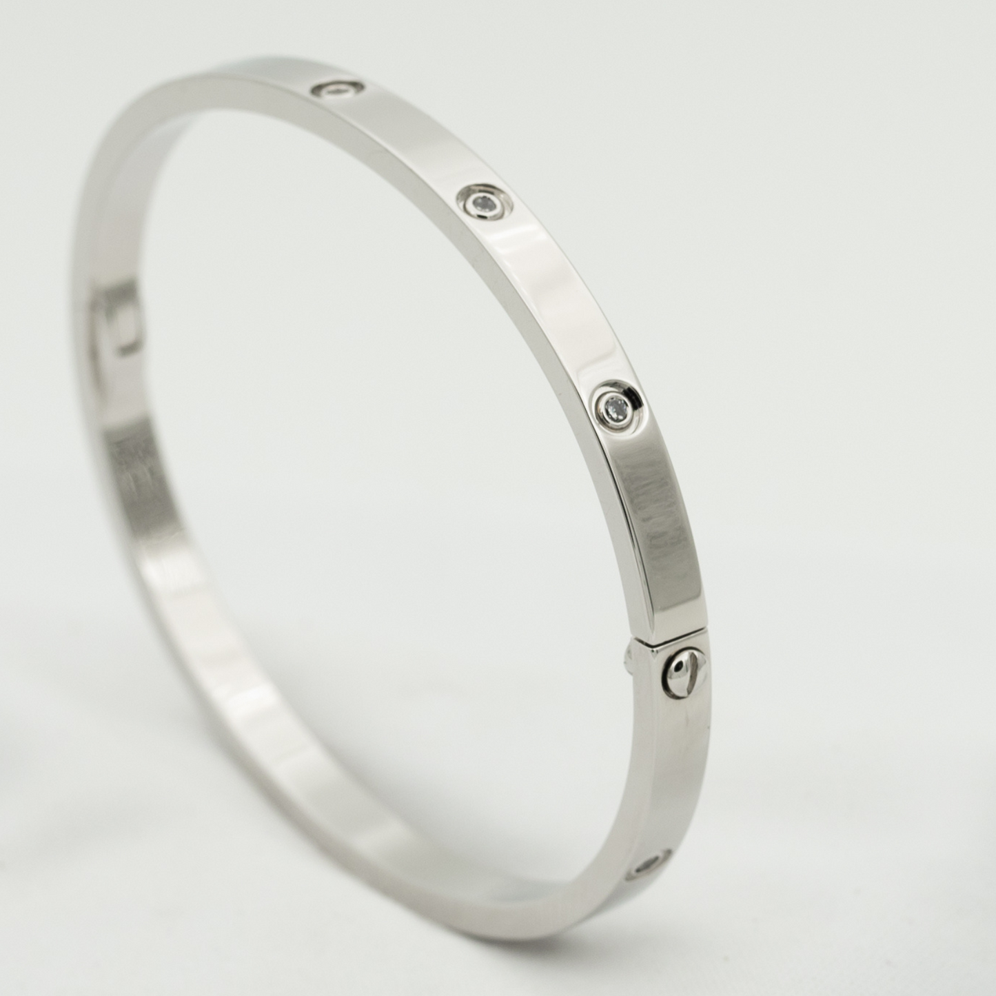 [Vicky]LOVE BRACELET 3.65MM 10 DIAMONDS