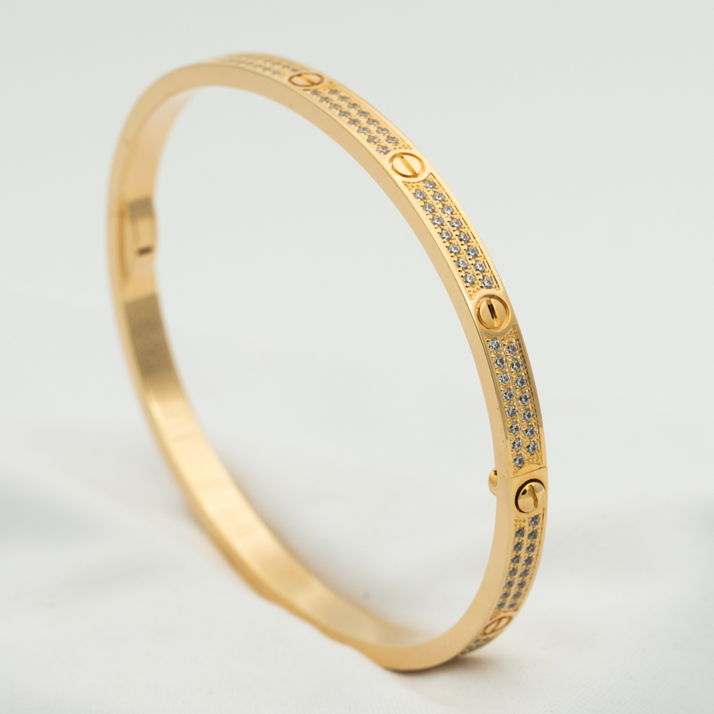 [Vicky]LOVE BRACELET 3.65MM DIAMOND-PAVED