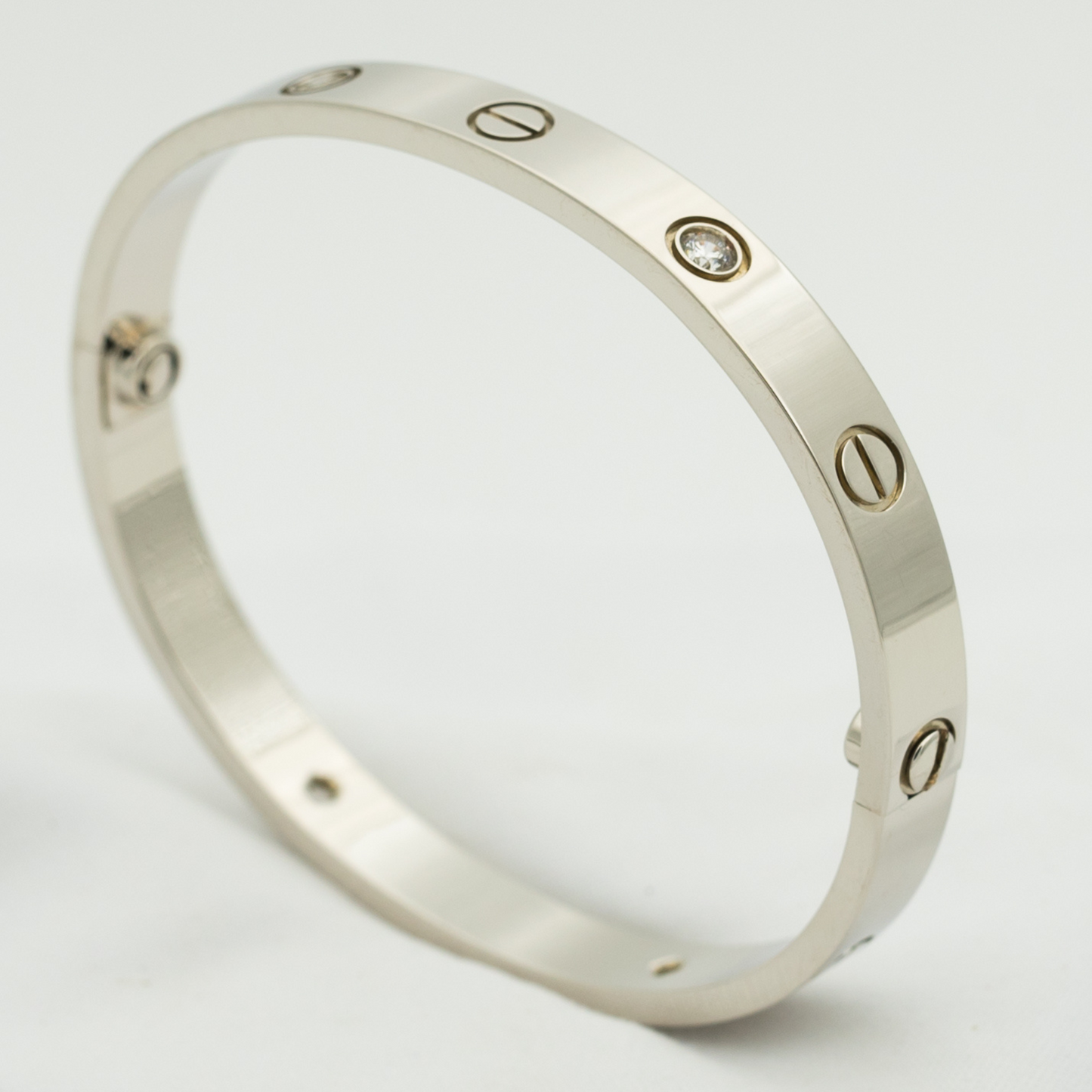 [Vicky]LOVE BRACELET 6.1MM 4 DIAMONDS