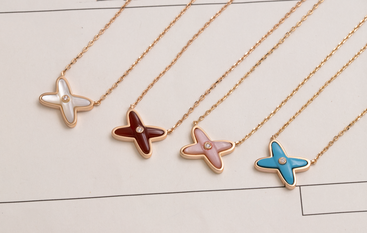 [Vicky]JEUX DE NECKLACE 1 DIAMOND