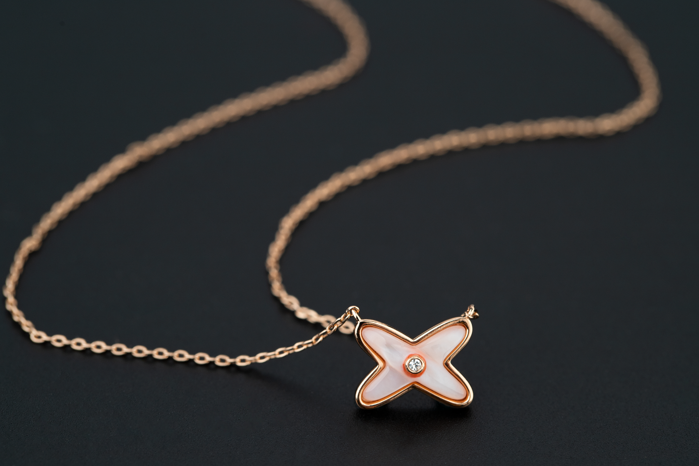 [Vicky]JEUX DE NECKLACE 1 DIAMOND