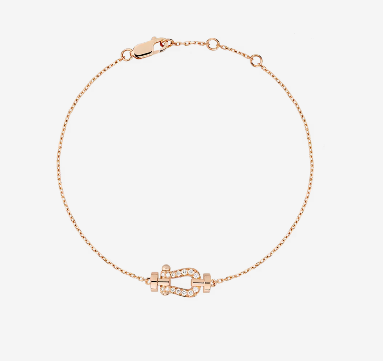 [Vicky]FORCE 10 FULL DIAMOND BUCKLE CHAIN LINK MINI MODEL