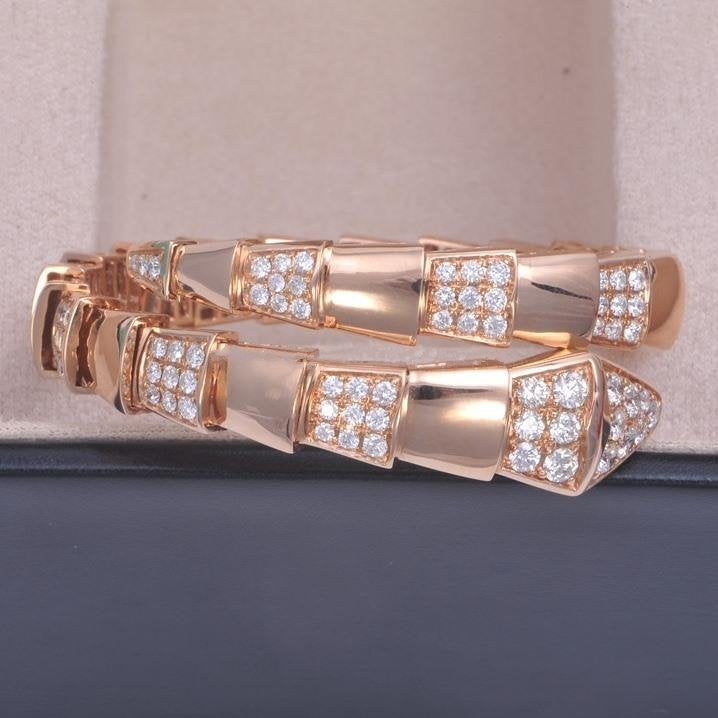 [Vicky]SERPENTI BRACELET PINK GOLD DIAMOND
