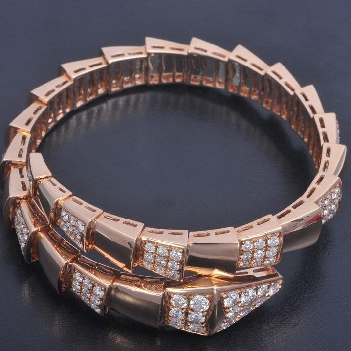 [Vicky]SERPENTI BRACELET PINK GOLD DIAMOND