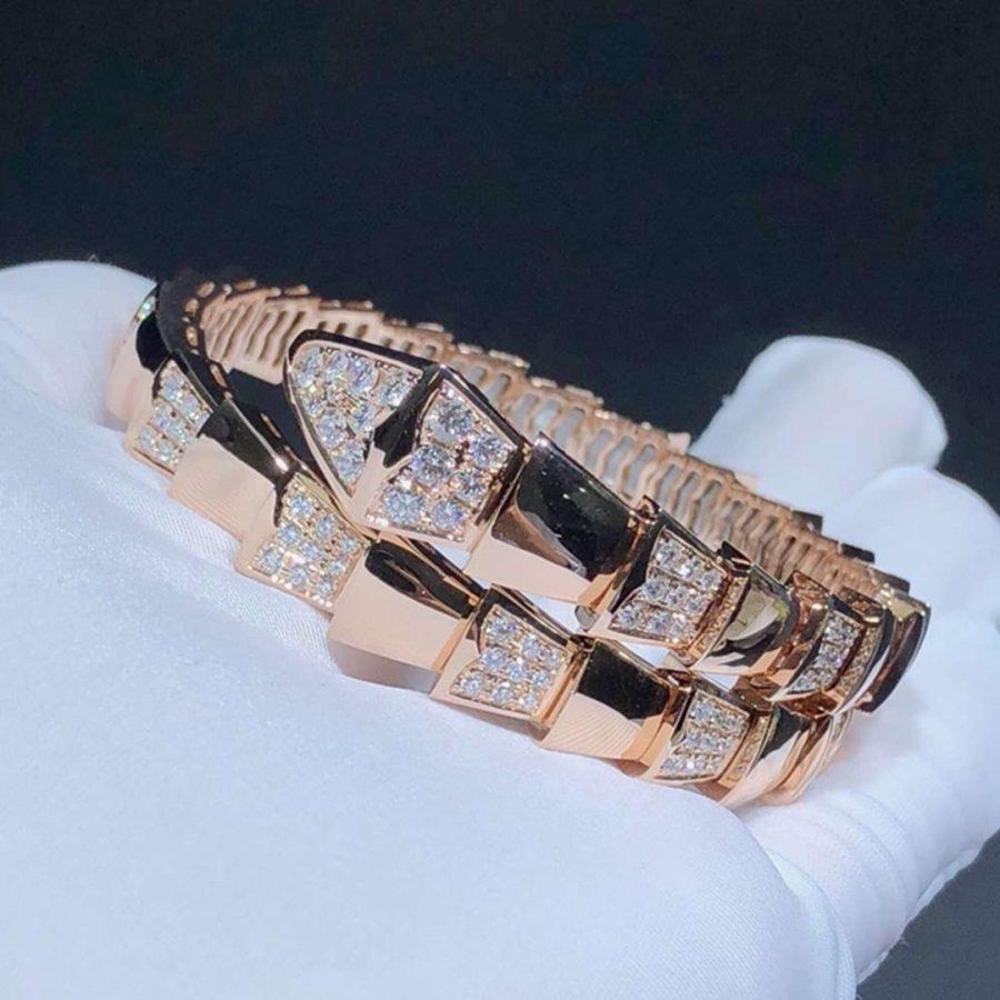 [Vicky]SERPENTI BRACELET PINK GOLD DIAMOND