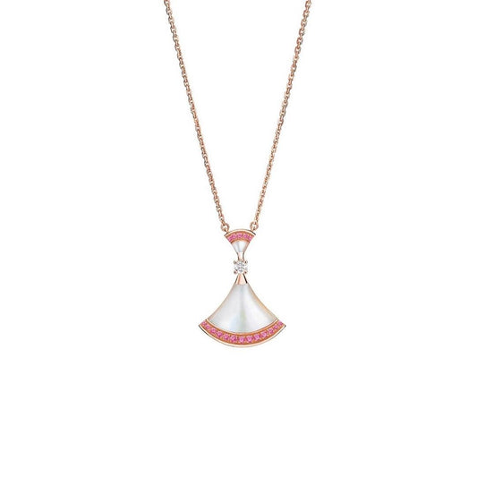 [Vicky]DREAM NECKLACE MOP PINK DIAMOND