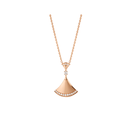 [Vicky]DREAM NECKLACE PINK GOLD DIAMOND