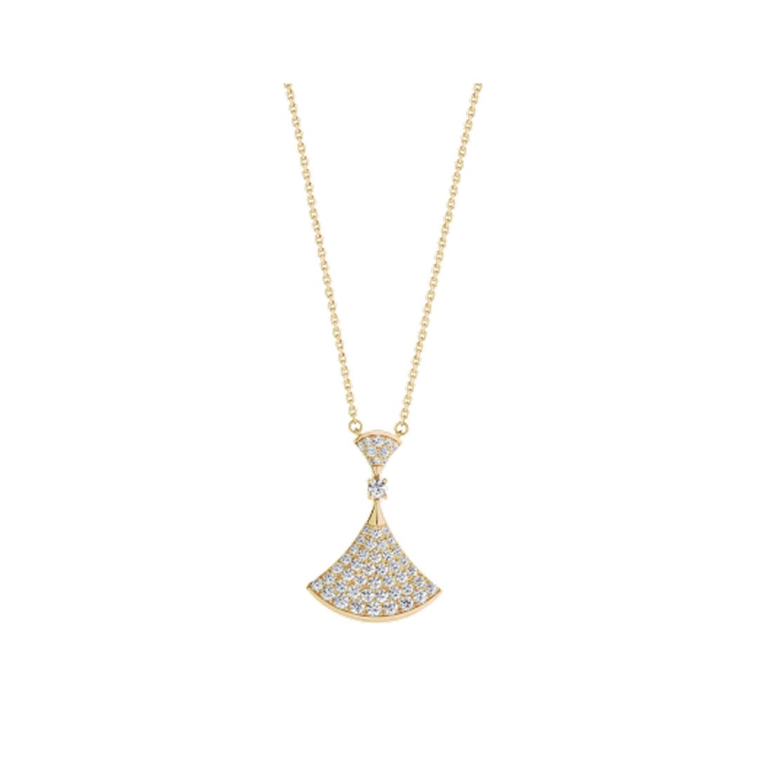 [Vicky]DREAM NECKLACE GOLD FULL DIAMOND