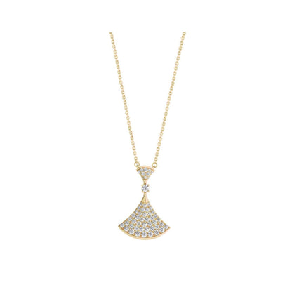 [Vicky]DREAM NECKLACE GOLD FULL DIAMOND