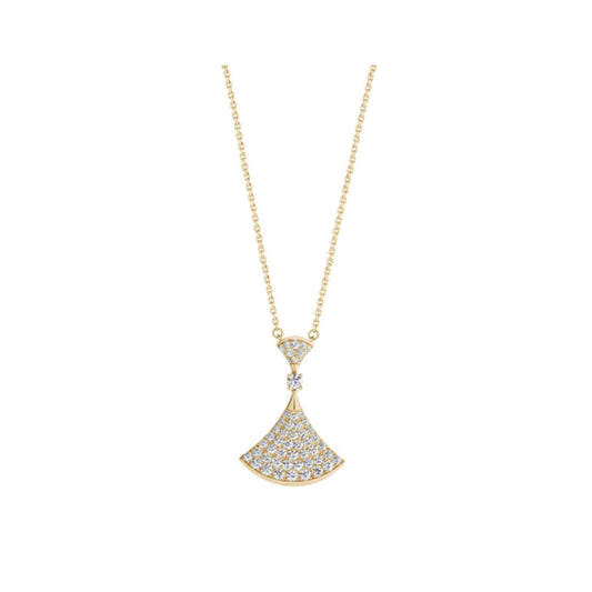 [Vicky]DREAM NECKLACE GOLD FULL DIAMOND