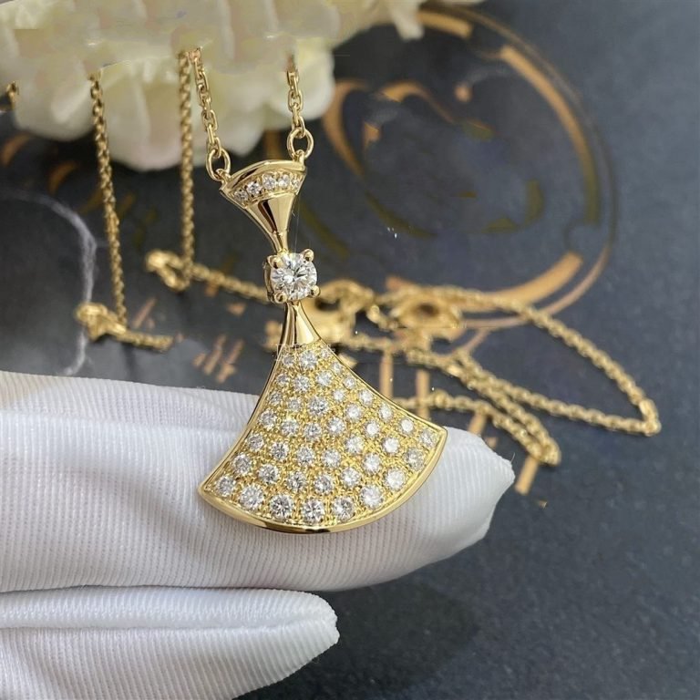 [Vicky]DREAM NECKLACE GOLD FULL DIAMOND
