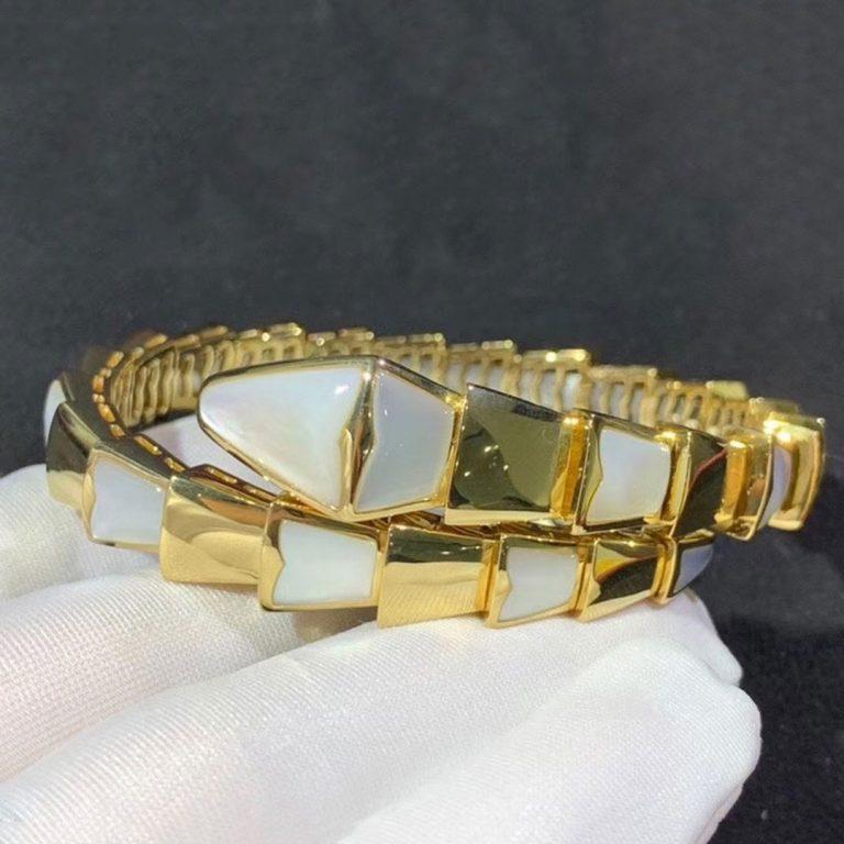 [Vicky]SERPENTI BRACELET MOP GOLD