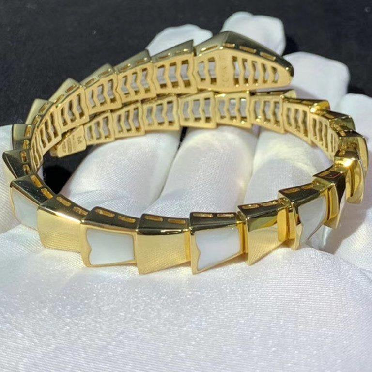 [Vicky]SERPENTI BRACELET MOP GOLD