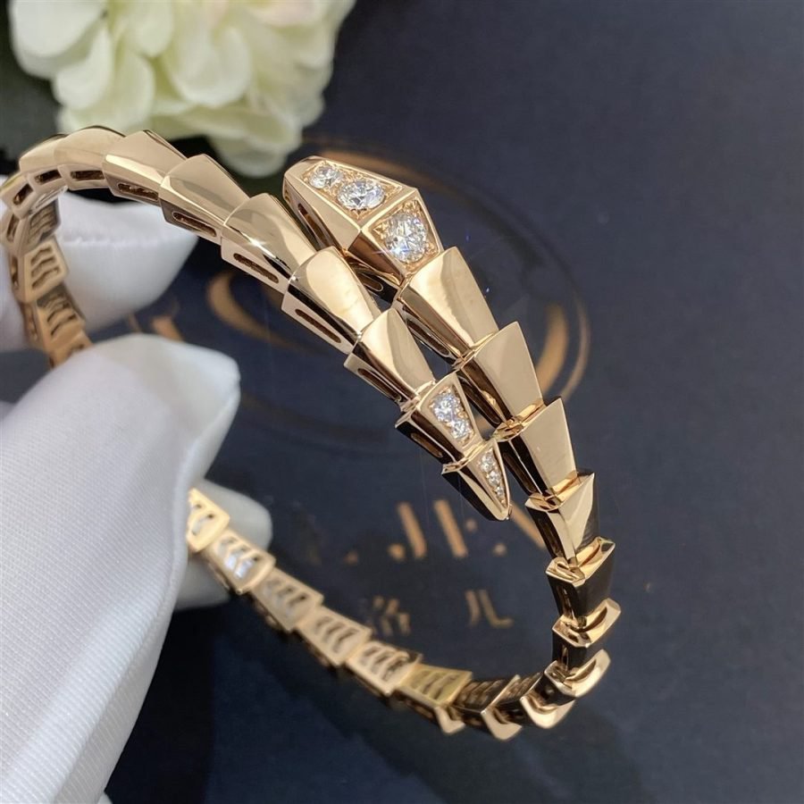 [Vicky]SERPENTI BRACELET DIAMONDS PINK GOLD