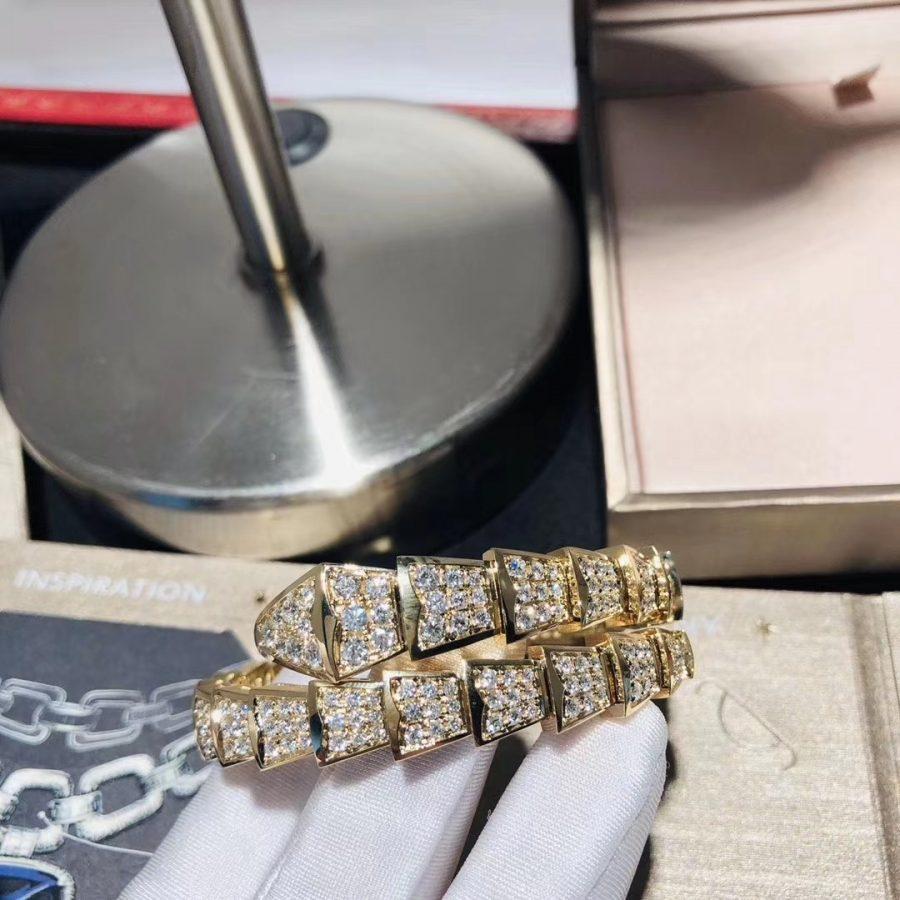 [Vicky]SERPENTI BRACELET 8MM GOLD DIAMOND