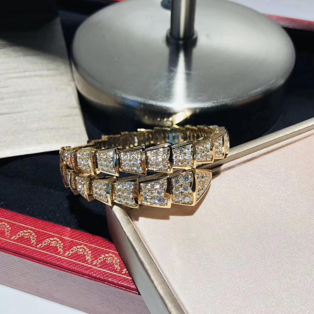 [Vicky]SERPENTI BRACELET 8MM GOLD DIAMOND