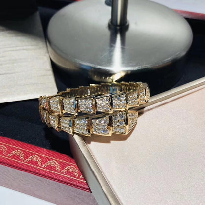 [Vicky]SERPENTI BRACELET 8MM GOLD DIAMOND
