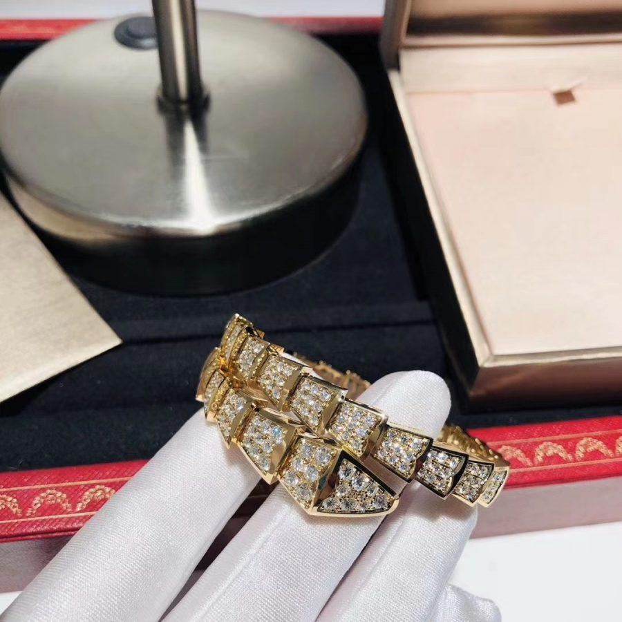[Vicky]SERPENTI BRACELET 8MM GOLD DIAMOND