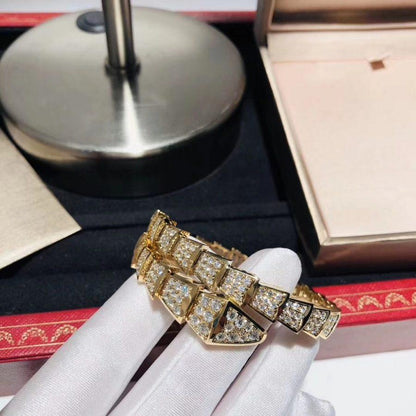 [Vicky]SERPENTI BRACELET 8MM GOLD DIAMOND