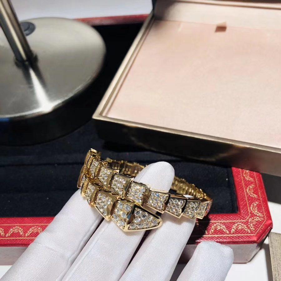 [Vicky]SERPENTI BRACELET 8MM GOLD DIAMOND