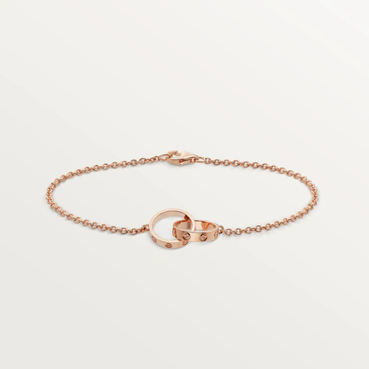 [Vicky]LOVE BRACELET DOUBLE RING