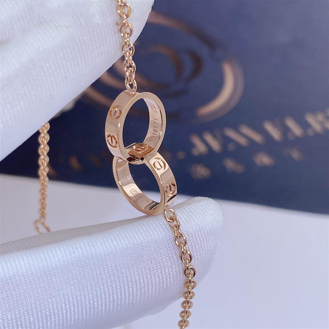 [Vicky]LOVE BRACELET DOUBLE RING