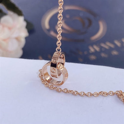 [Vicky]LOVE BRACELET DOUBLE RING