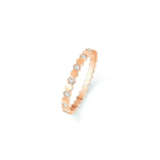 [Vicky]BEE LOVE RING PINK GOLD DIAMOND