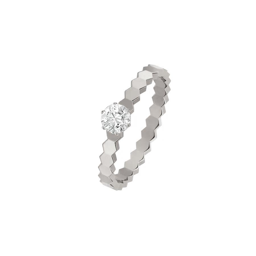 [Vicky]BEE LOVE RING SILVER 1 DIAMOND